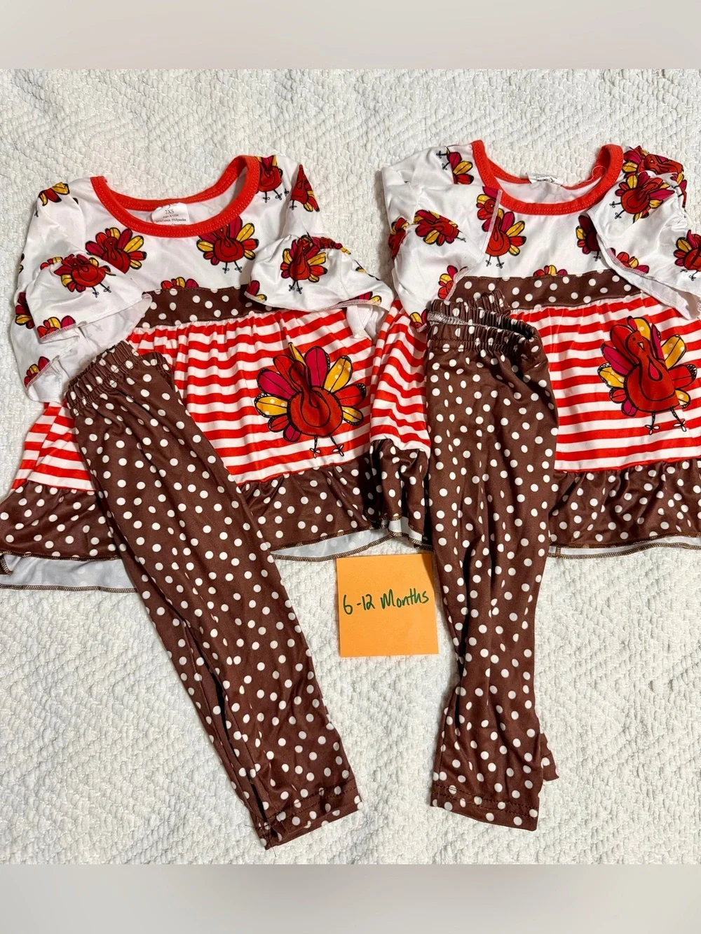6-9 month twin baby girl bundle